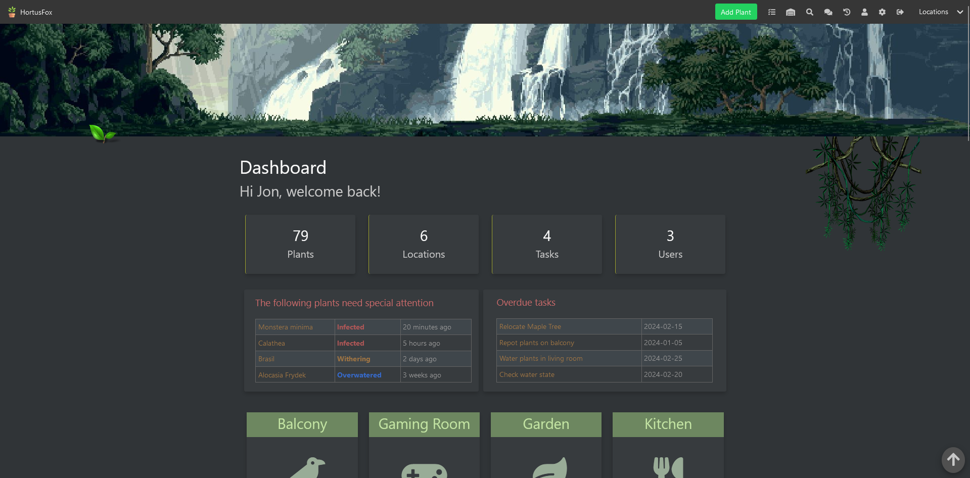 HortusFox Screenshot