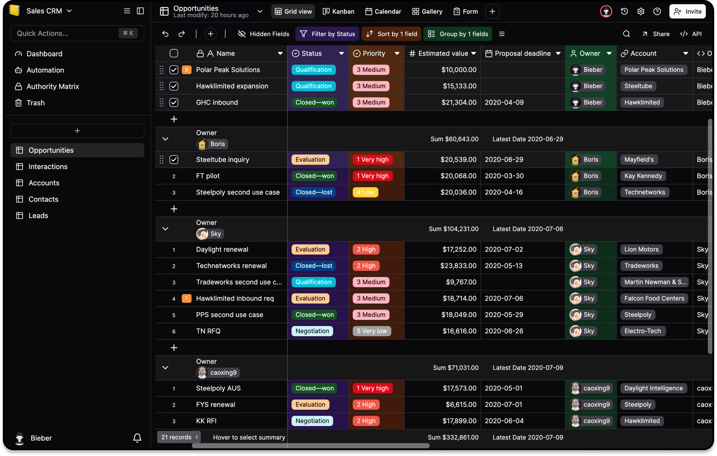 Teable Screenshot